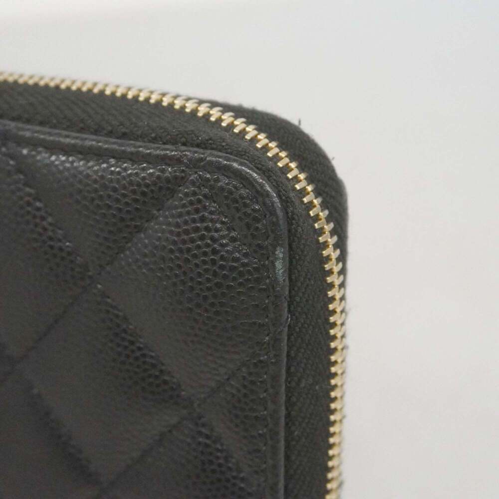 CHANEL Black Caviar Leather Wallet - Picture 4 of 9